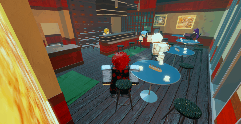 Player in Anteiku cafe in Ghoul://re