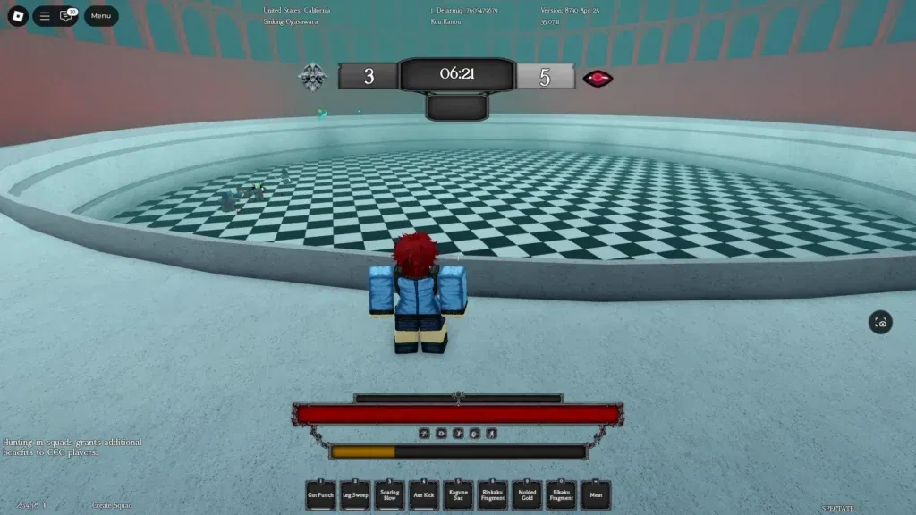 Player participating in Bird Cage Event in Ghoul://Re