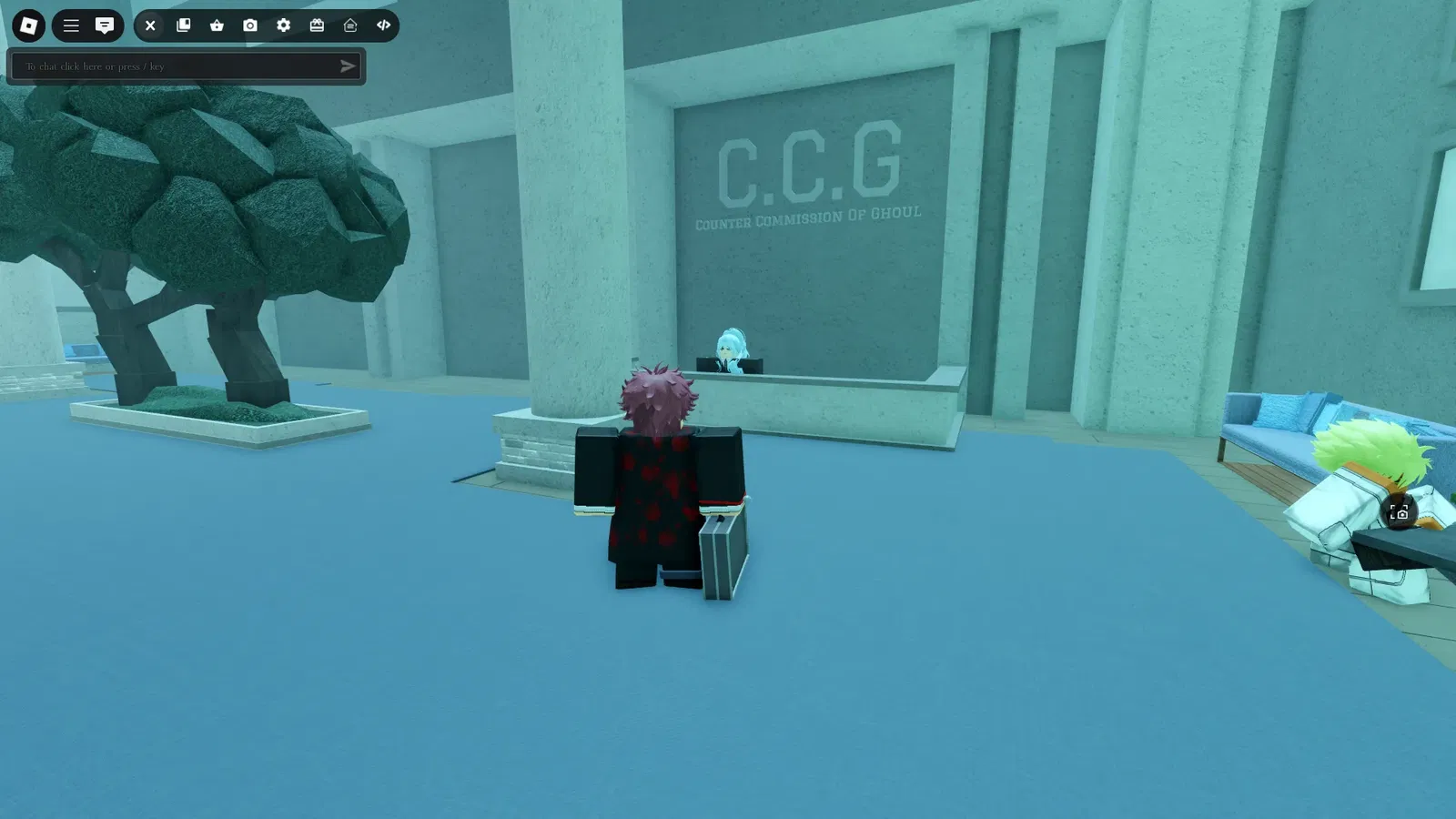 Player in CCG Base in Ghoul://Re