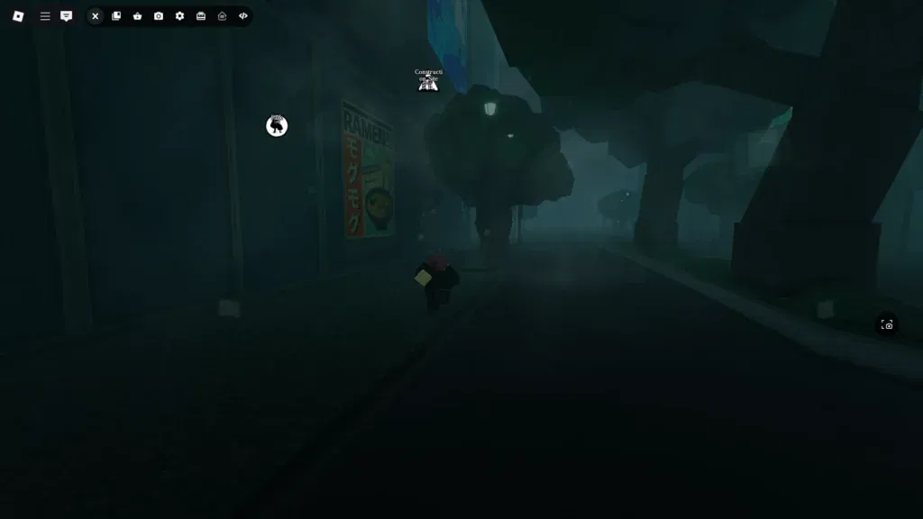 Player looking for construction site in ghoul://Re