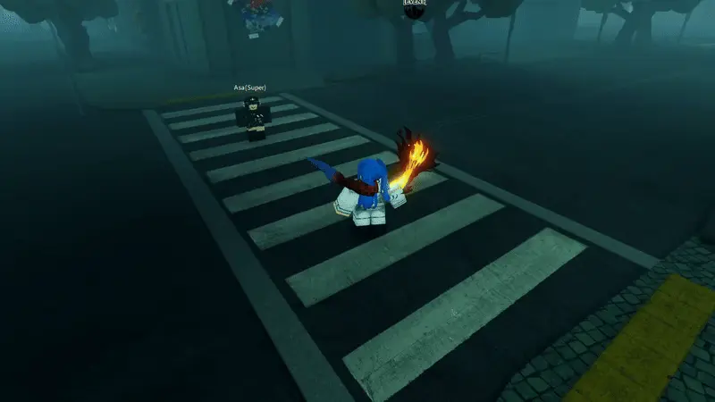 Player performing Eto v1 Daunting Dance Variant attack in ghoul://Re