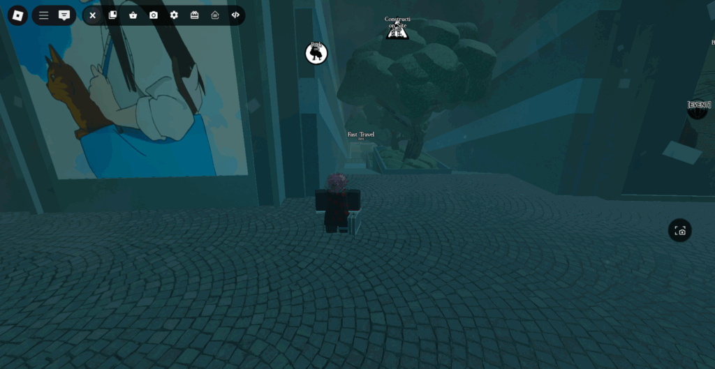 Player looking for Fast Travel Icon in Ghoul://Re