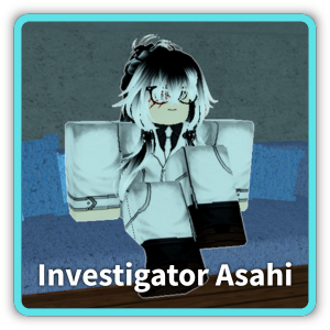 Investigator Asahi is located on the upper floor of the CCG Base in ghoul://re