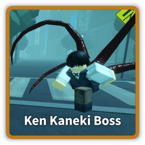 Ken Kaneki is an killable NPC ghoul boss that players can encounter randomy in the world or by taking certain missions from mission board in Ghou://Re