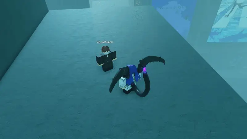 Player performing Mayu v1 ravenous attack in ghoul://Re