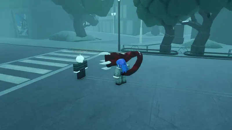 Player performing Noro v1 Mastication attack in ghoul://Re