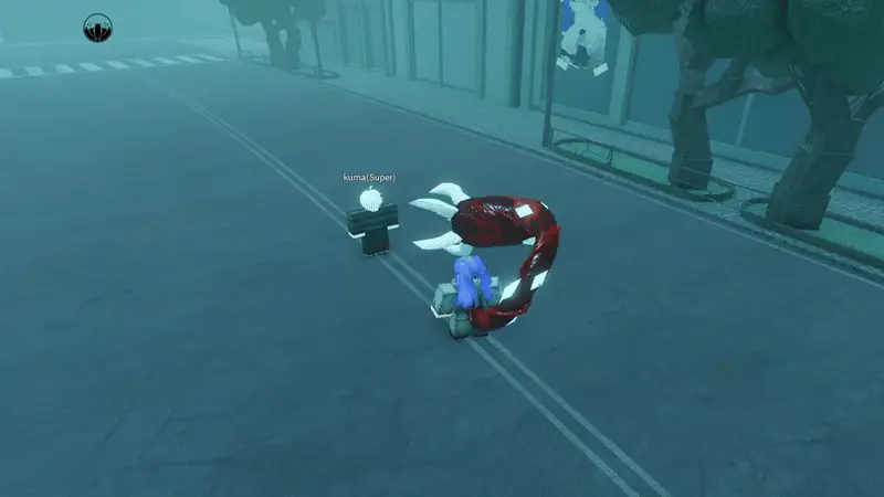 Player performing Noro v2 Gnaw attack in ghoul://Re