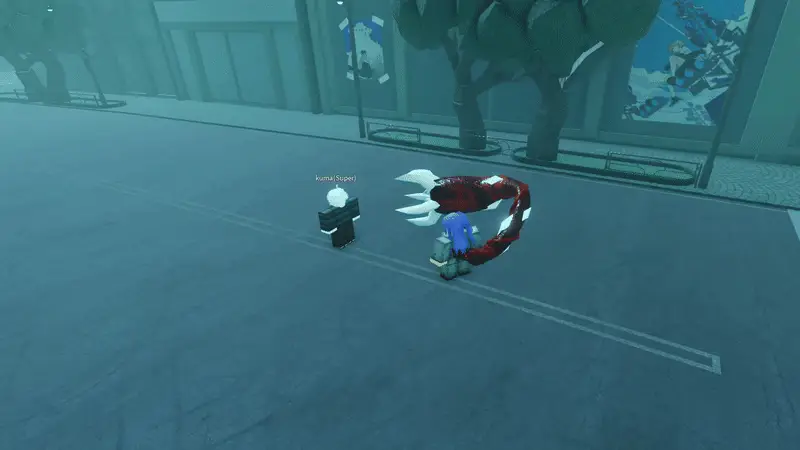 Player performing Noro v2 usurper attack in ghoul://Re