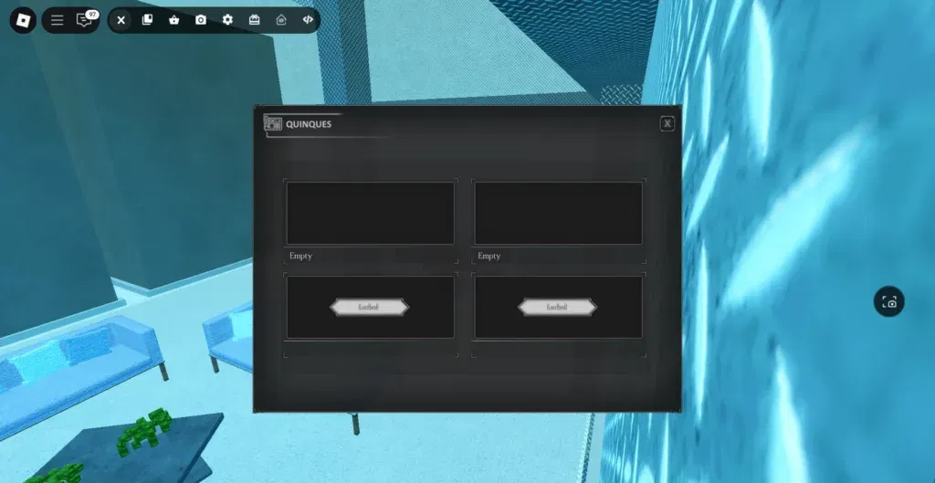 Player interacting with the quinque storage table in Laboratory in CCG Base in Ghoul://Re