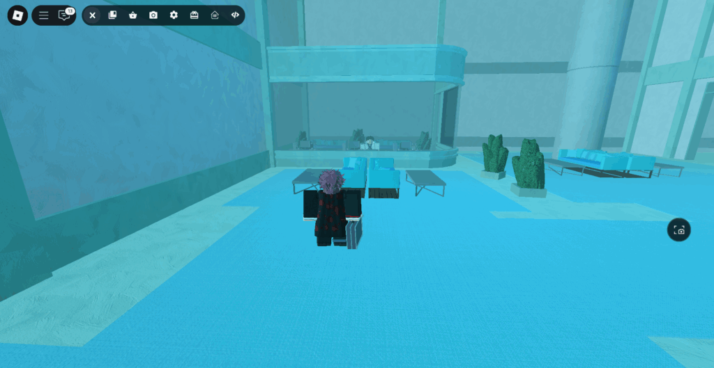 Player standing in front of the [Second Class Investigator] Mimir G. Mado NPC at Hospital in Ghoul://Re