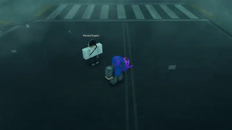 Player performing Tsukiyama v1 twin critical attack in ghoul://Re
