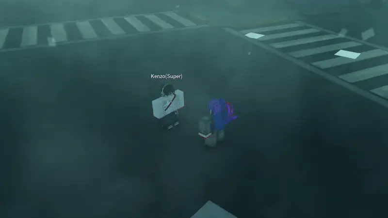 Player performing Tsukiyama v1 eviscerande attack in ghoul://Re