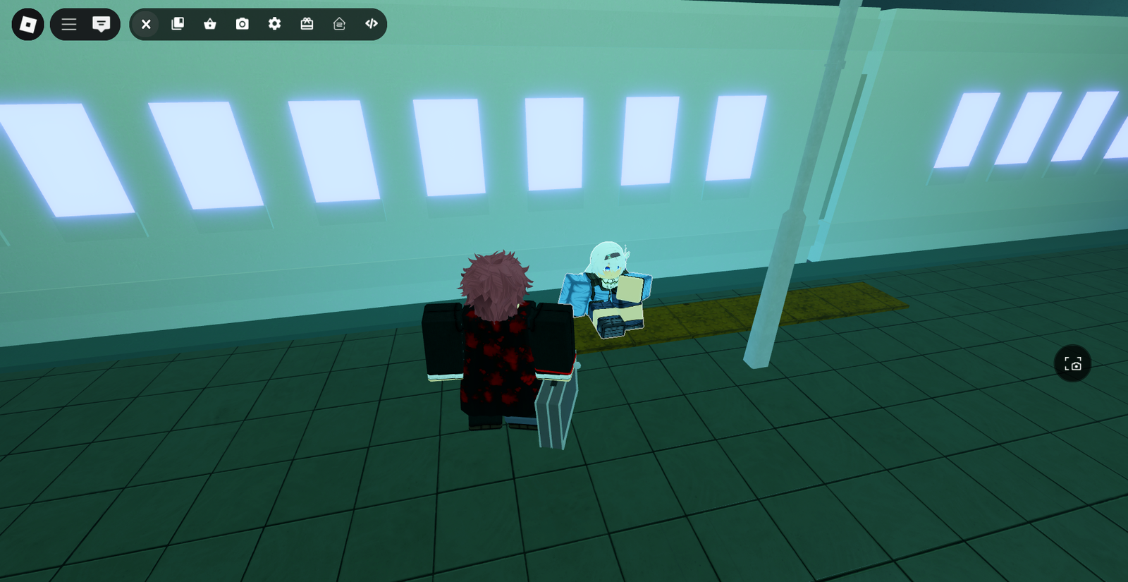 Player standing in front of Tulip NPC in Fast Travel Area in Ghoul://Re