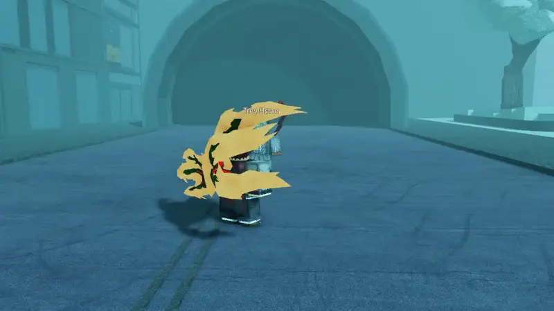 Player performing Wing v2 shard flow attack in ghoul://Re