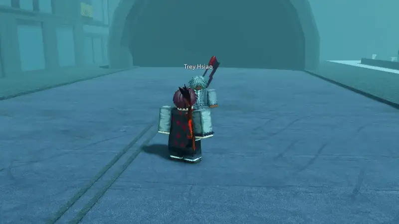 Player performing Wing v1 shard flow attack in ghoul://Re