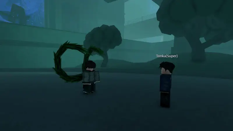 Player performing Yamori v1 critical attack in ghoul://Re