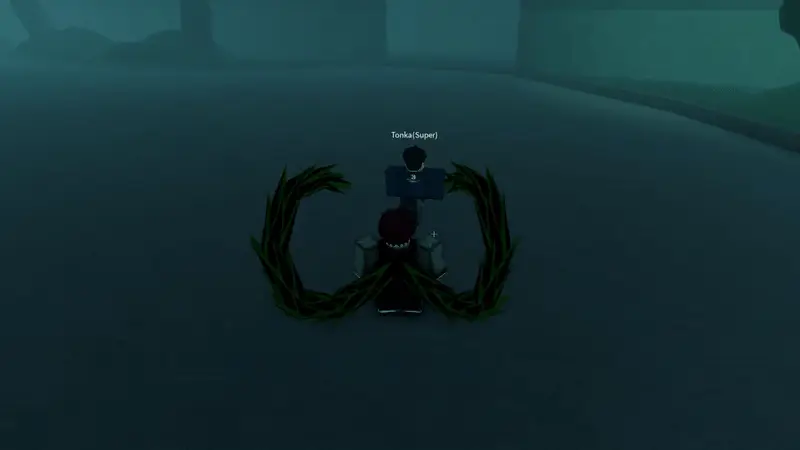 Player performing Yamori v1 crusher attack in ghoul://Re