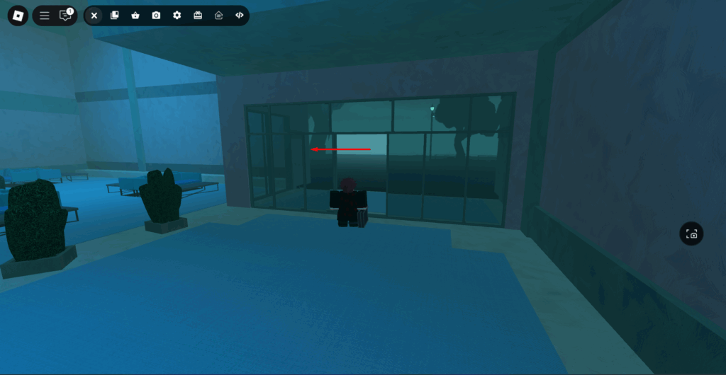 Player at the hospital navigating towards the kt NPC in Ghoul:/Re