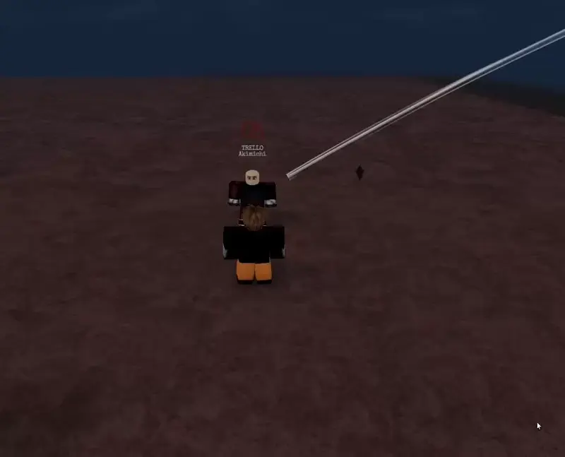 Player performing earth impact move in Wagarashi