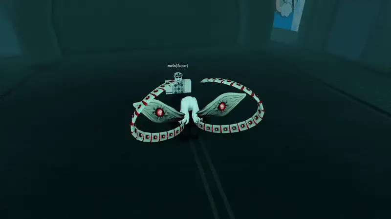 Player performing Hinami v1 segmentation attack in ghoul://Re