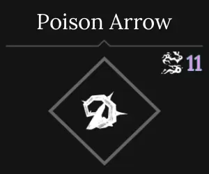 Poison Arrow Nature Skill in Absolvement