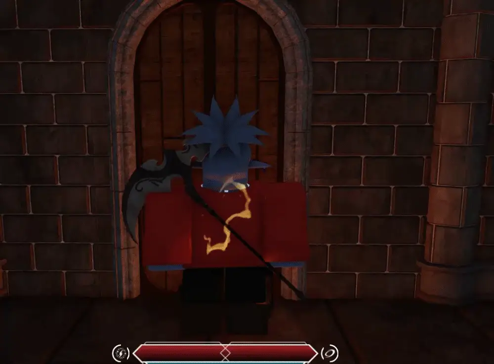 Player performing the Reflection Holy skill in Avsolvement