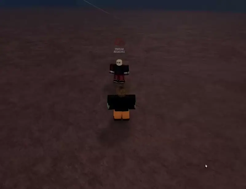 Player performing rock gun move in Wagarashi