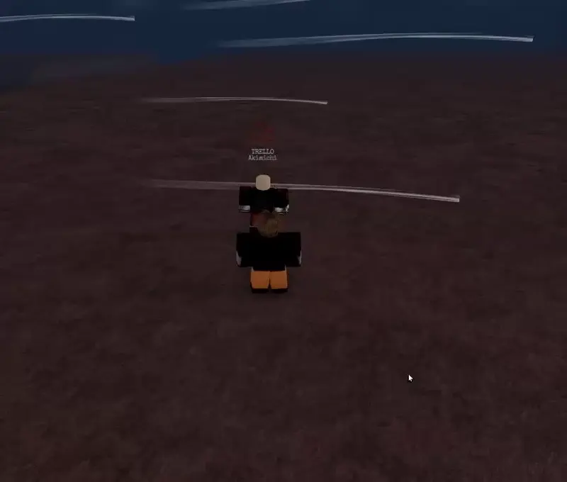 Player performing rumble move in Wagarashi