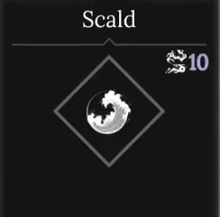 Scald Water Skill in Absolvement