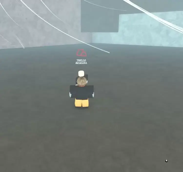 Player performing seismic slam move in Wagarashi