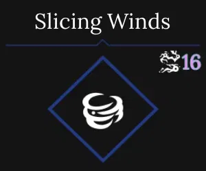 Slicing Winds Wind Skill in Absolvement