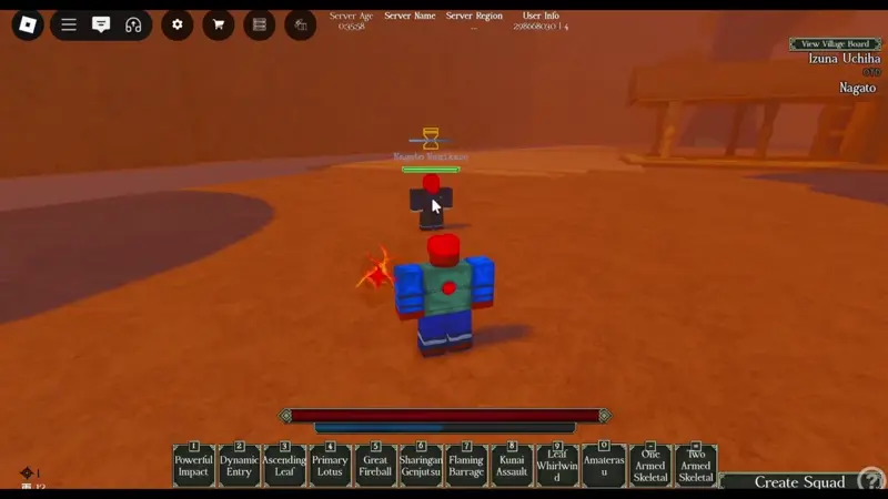 Player performing Amaterasu move in wagarashi