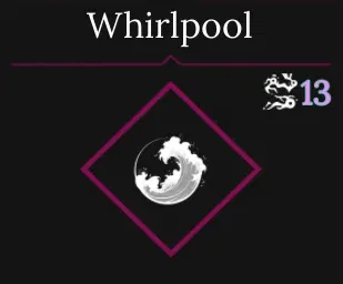 Whirlpool Water Skill in Absolvement