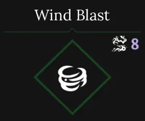 Wind Blast Wind Skill in Absolvement
