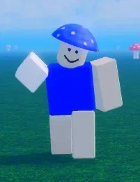 blue mushroom in dead spells