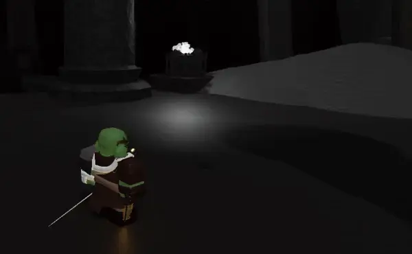 Player performing the hydrolance water skill in Avsolvement