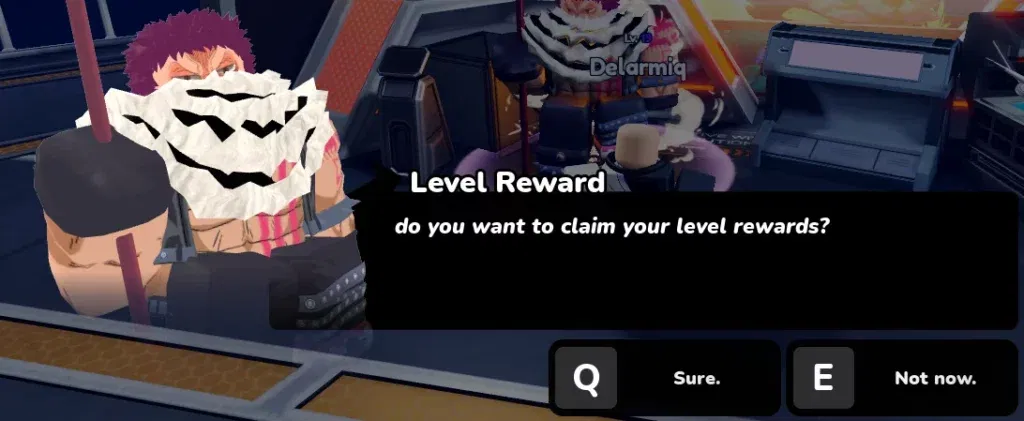 level rewards