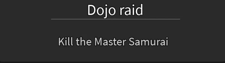 dojo raid quest in dead spells