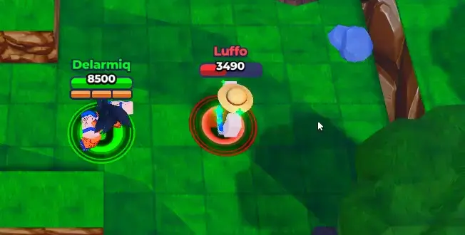 dragon rush basic attack by Goko from jump stars