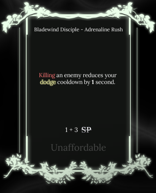 adrenalin rush soul tree in absolvement