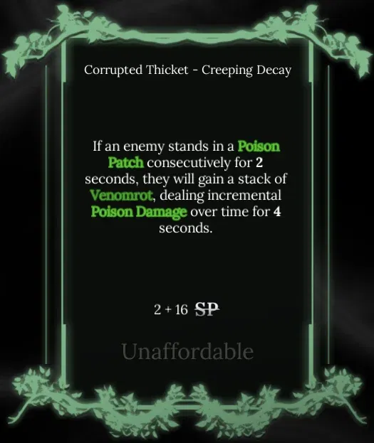 creeping decay node in soul tree absolvement