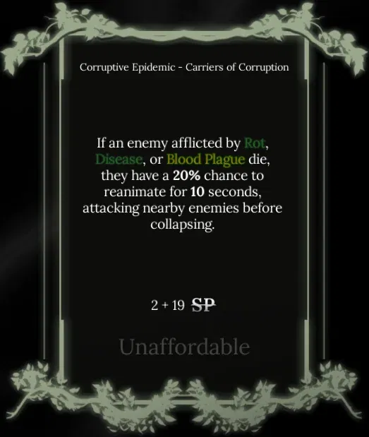carriers of corruption node in soul tree absolvement