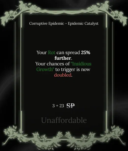epidemic catalyst node in soul tree absolvement