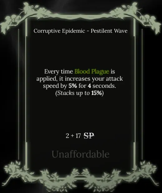 pestilent wave node in soul tree absolvement