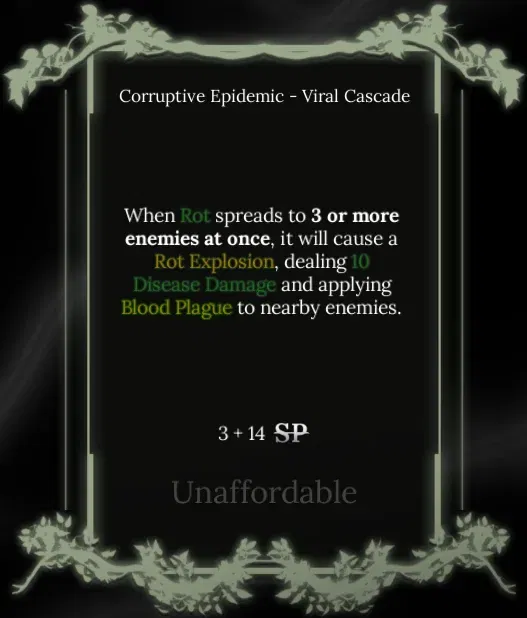 viral cascade node in soul tree absolvement
