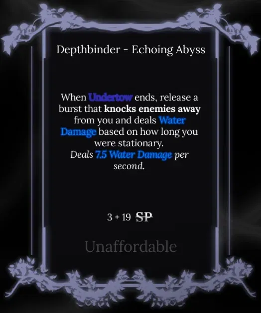 echoing abyss node in soul tree absvolement
