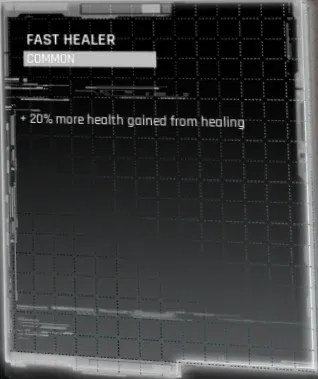 fast healer common talent in hekmatyar