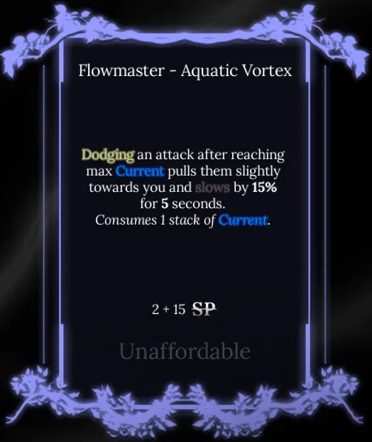 aquatic vortex node in  soul tree absolvement