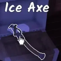 ice axe weapon in 99 night in the forest