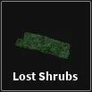 lost shrub item in dig